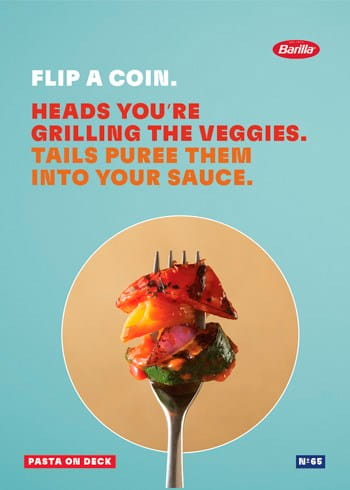 Flip a coin. Heads you're grilling the veggies. Tails puree them into your sauce.